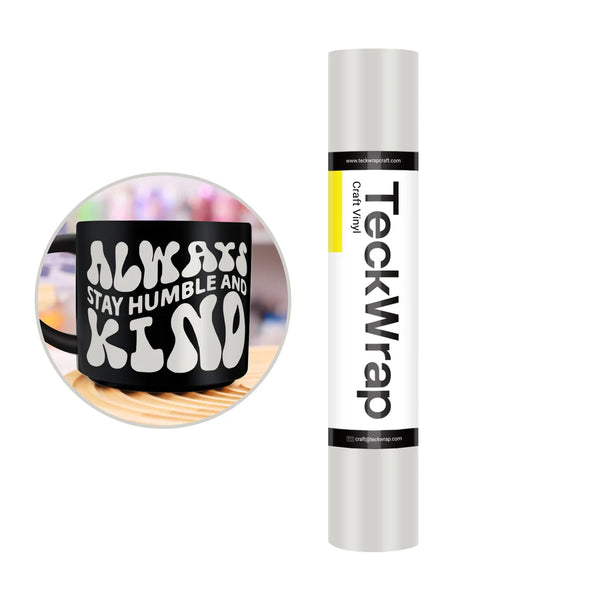 Matte Permanent Adhesive Vinyl Folie - TeckWrap Craft Europe