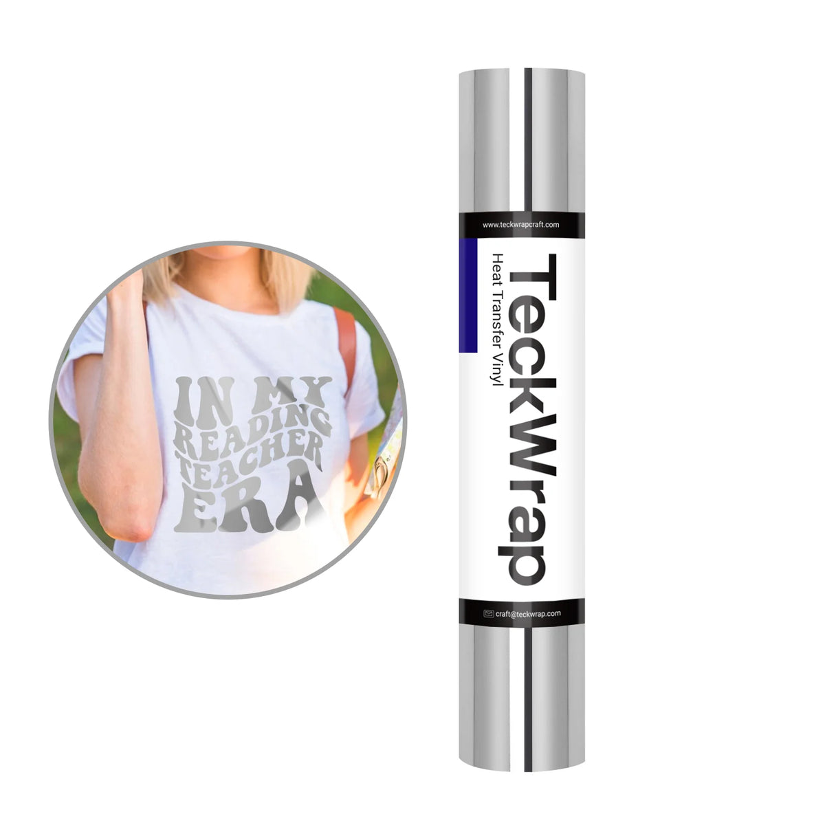 PU Metallic Heat Transfer Vinyl Foile - TeckWrap Craft Europe