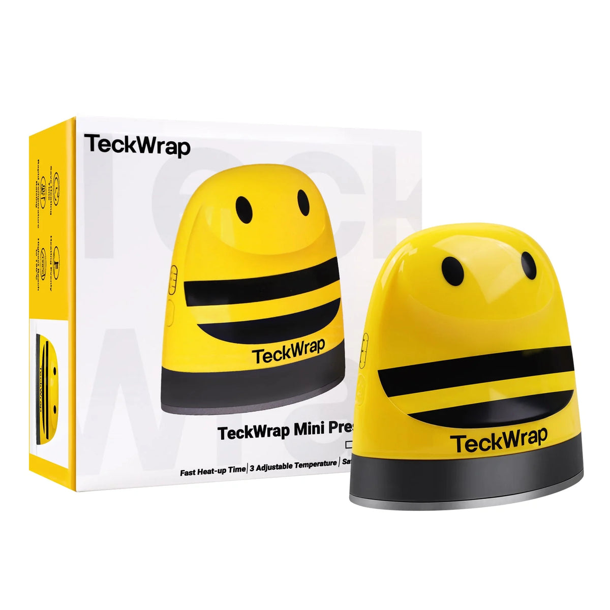 Yellow Mini Heat Press Machine - TeckWrap Craft Europe