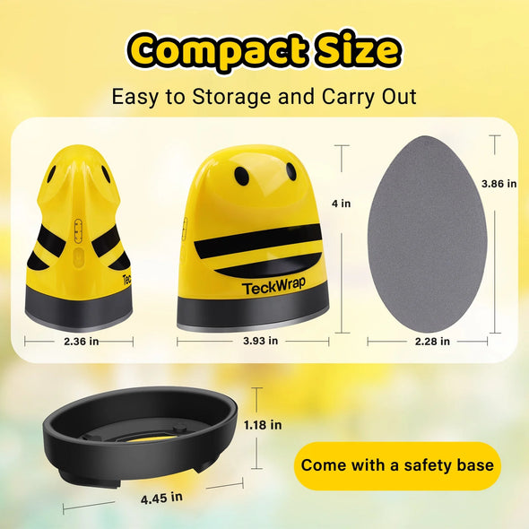 Yellow Mini Heat Press Machine - TeckWrap Craft Europe