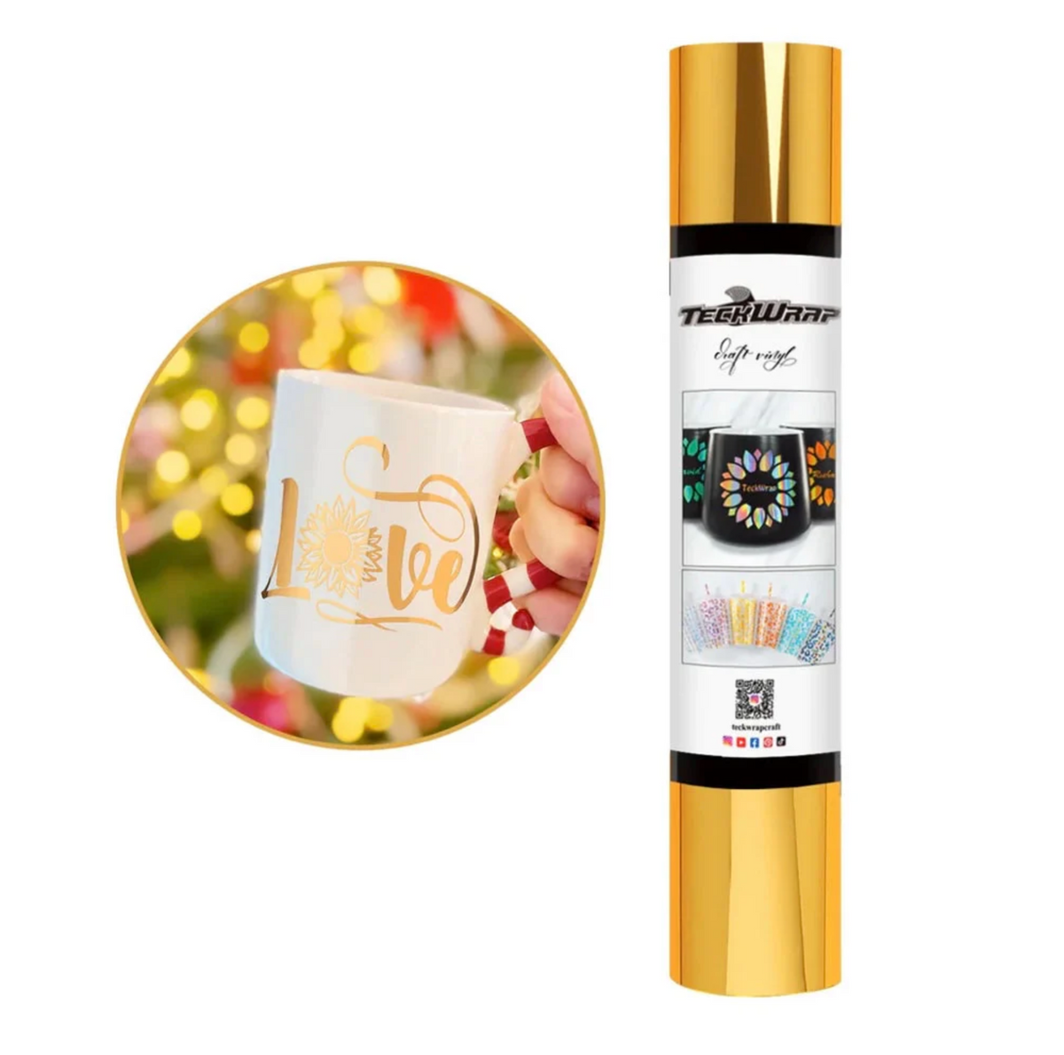 Bubble Free Mirror Chrome Adhesive Vinyl - TeckWrap Craft Europe