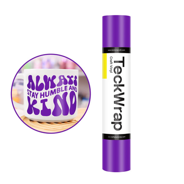 Matte Permanent Adhesive Vinyl Folie - TeckWrap Craft Europe