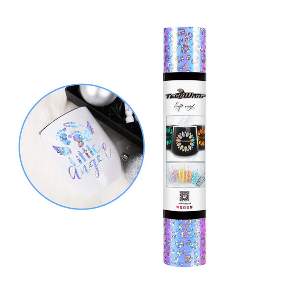 Holographic Patterned Adhesive Vinyl Foile - TeckWrap Craft Europe