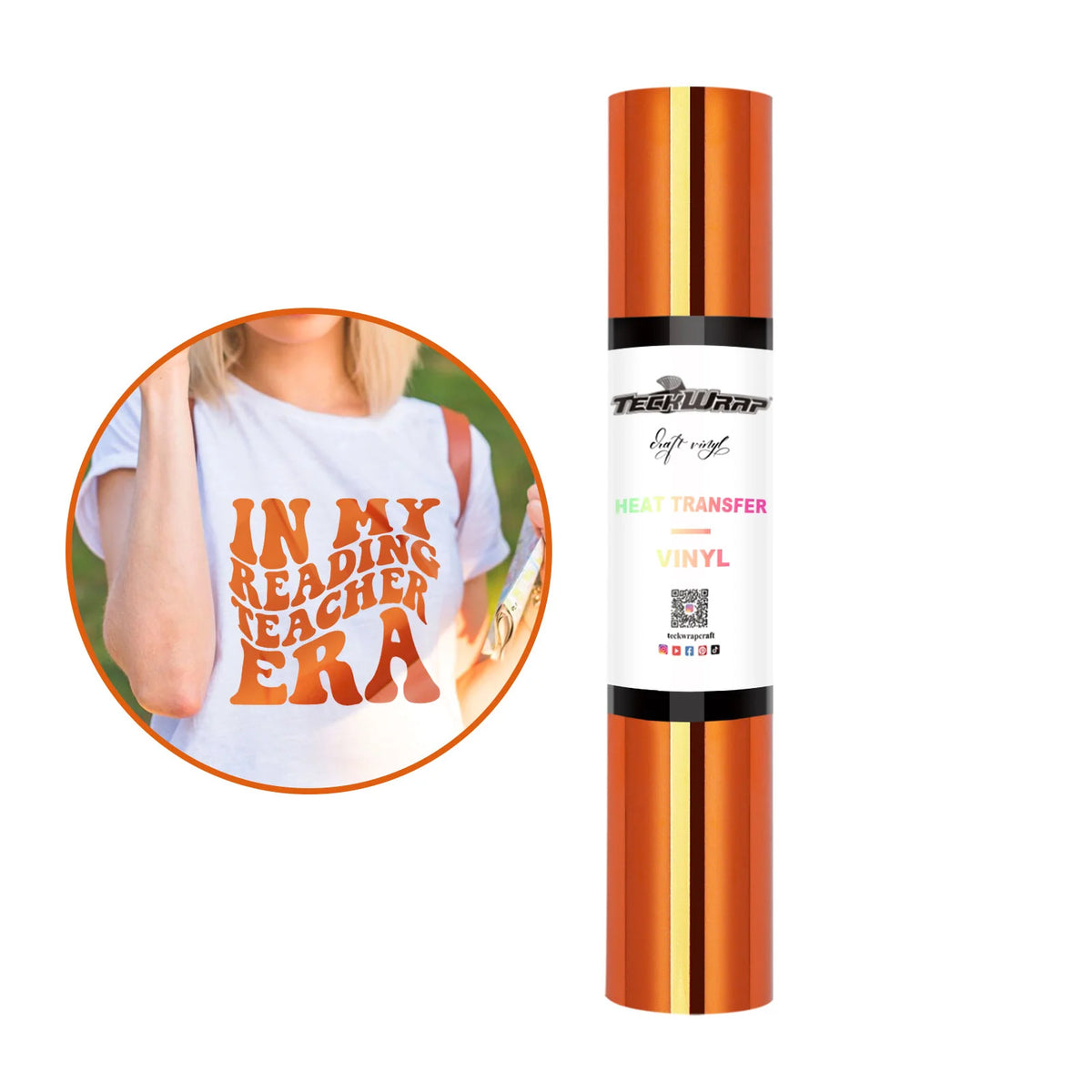 PU Metallic Heat Transfer Vinyl Foile - TeckWrap Craft Europe