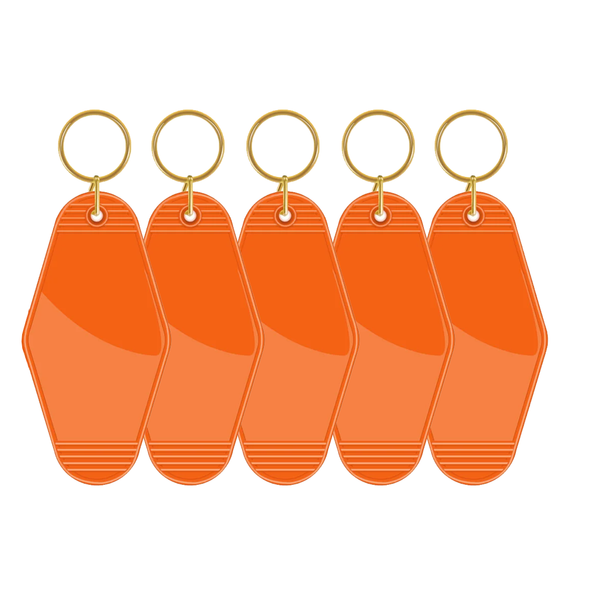 Motel Keychains Blanks 5 in a pack - TeckWrap Craft Europe