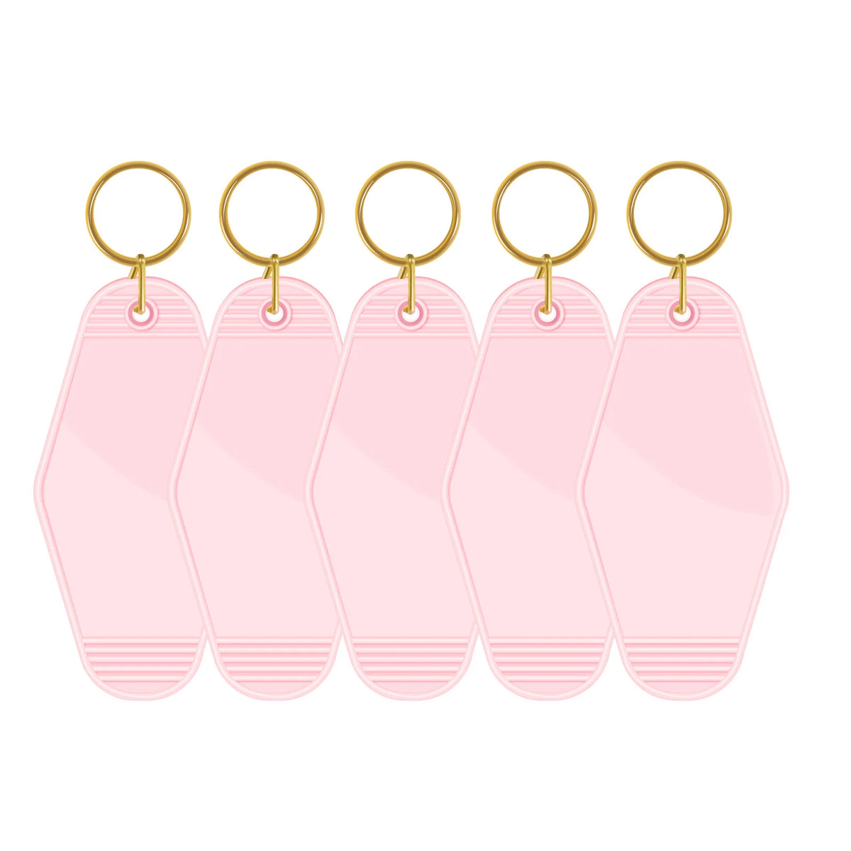 Motel Keychains Blanks 5 in a pack - TeckWrap Craft Europe