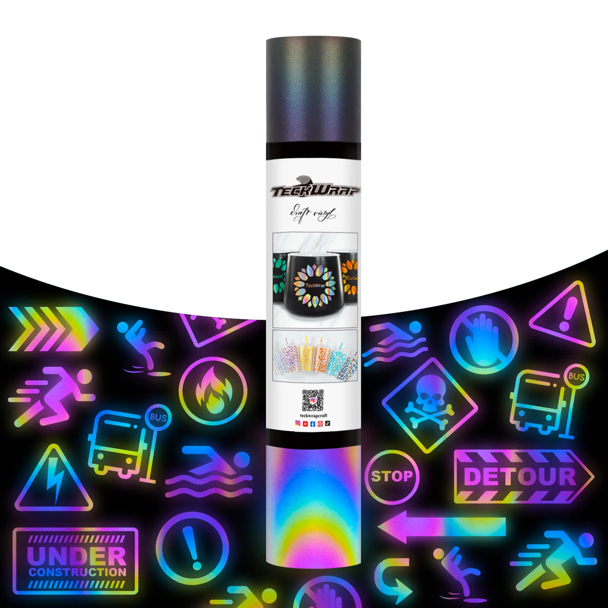 Reflective Adhesive Vinyl Folie - TeckWrap Craft Europe