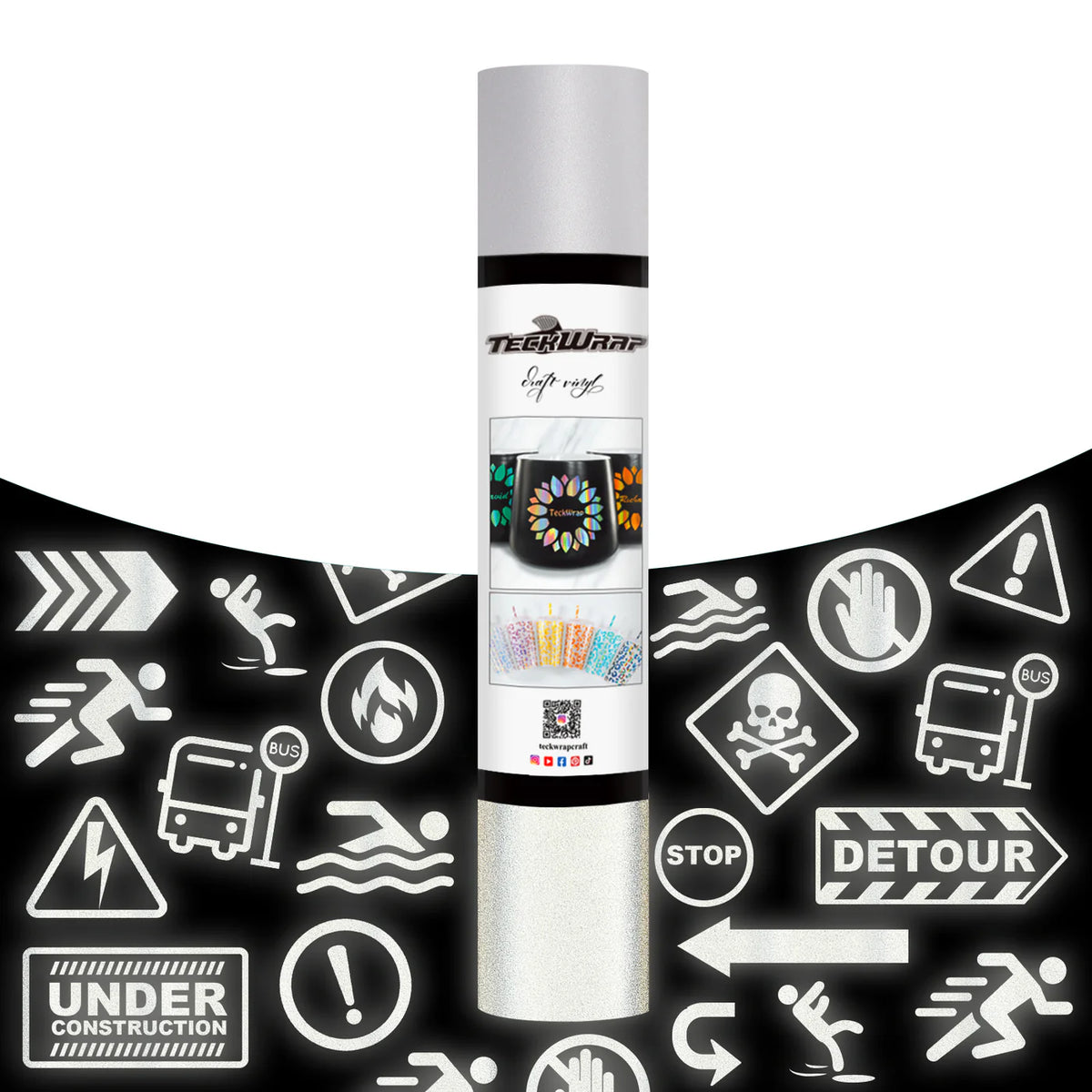 Reflective Adhesive Vinyl Folie - TeckWrap Craft Europe