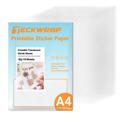 Inkjet Printable Shrink Sheets (10PCS)