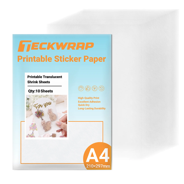 Inkjet Printable Shrink Sheets (10PCS)