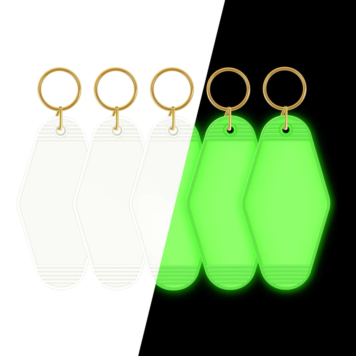 Motel Keychains Blanks 5 in a pack - TeckWrap Craft Europe