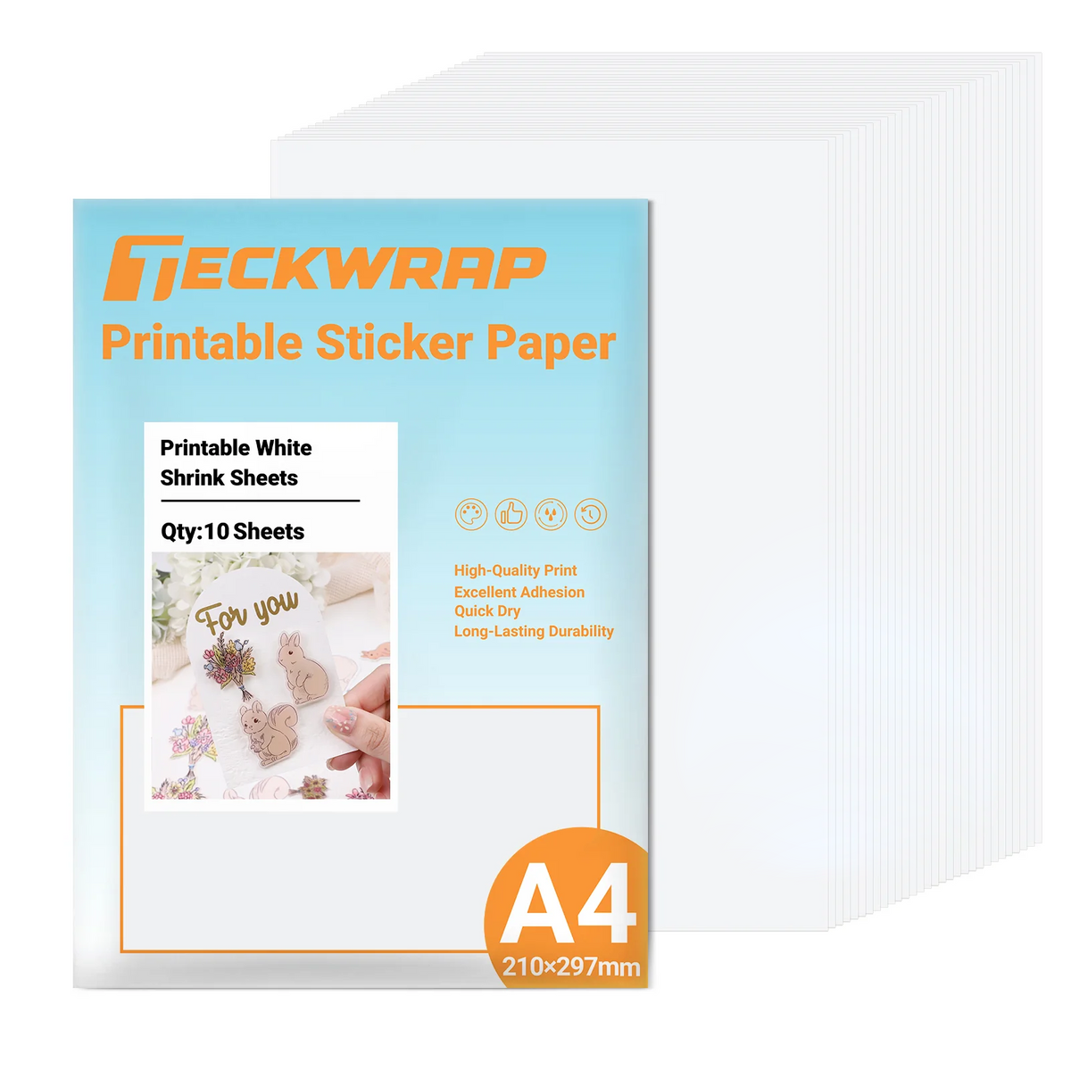Inkjet Printable Shrink Sheets (10PCS) - TeckWrap Craft Europe