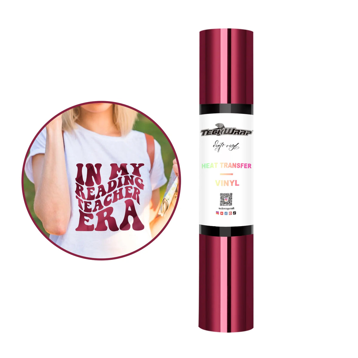 PU Metallic Heat Transfer Vinyl Foile - TeckWrap Craft Europe