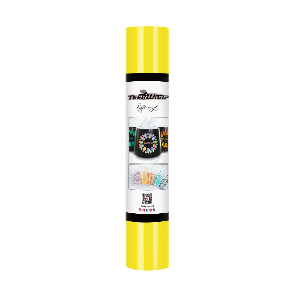001G series 5ft Craft Vinyl (glossy) - Worldwide / 5ft / Yellow Passion - TeckwrapCraft