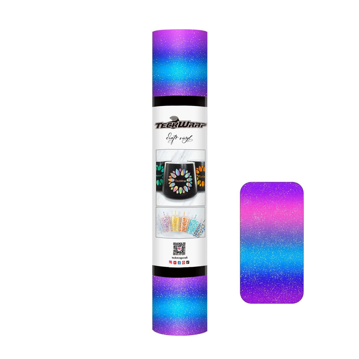 TeckWrap Craft Europe Starry Purple Adhesive Vinyl  Folie
