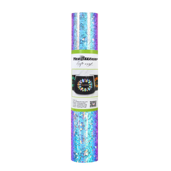 NEW Holographic Pattern Adhesive Vinyl Roll - TeckWrap Craft Europe