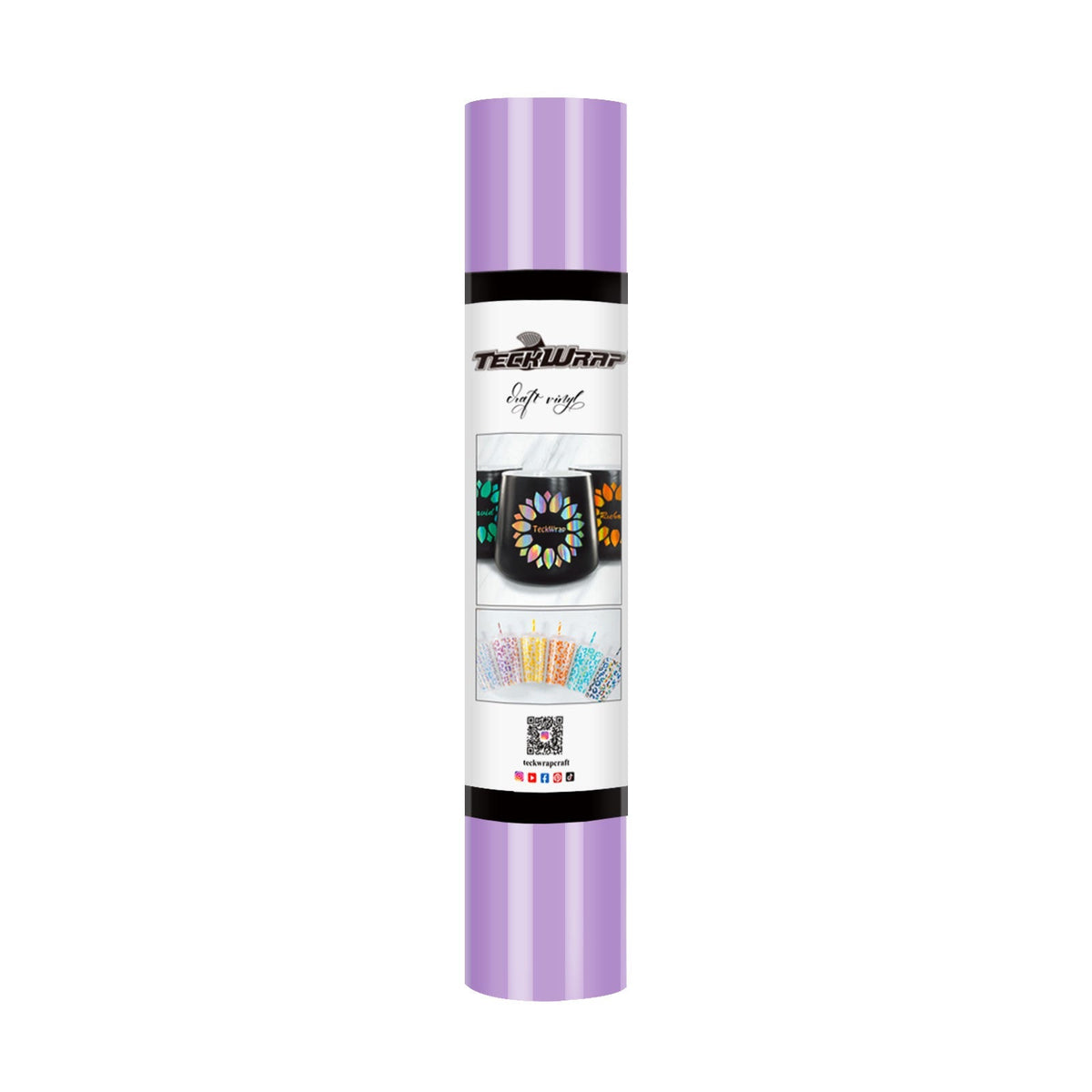 001G series 5ft Craft Vinyl (glossy) - Worldwide / 5ft / Soft Lilac - TeckwrapCraft