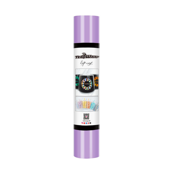 001G series 5ft Craft Vinyl (glossy) - Worldwide / 5ft / Soft Lilac - TeckwrapCraft