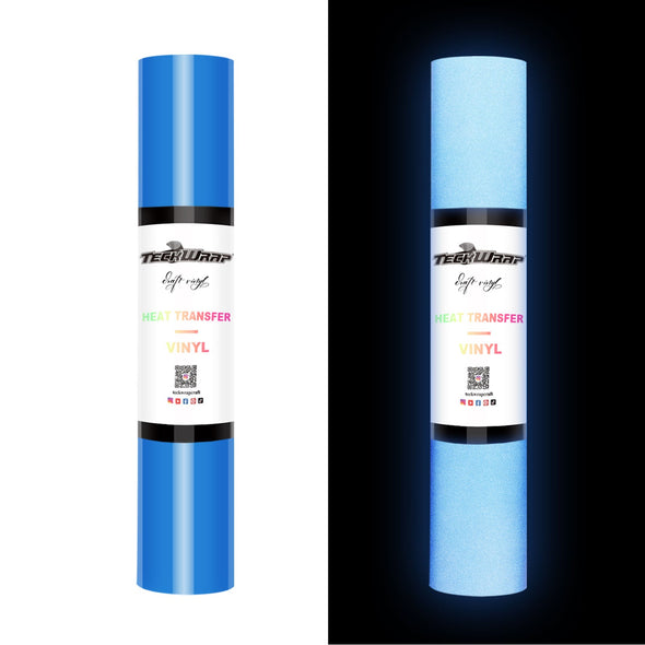 Reflective Heat Transfer Vinyl 5ft Roll - US to US / True Blue - TeckwrapCraft