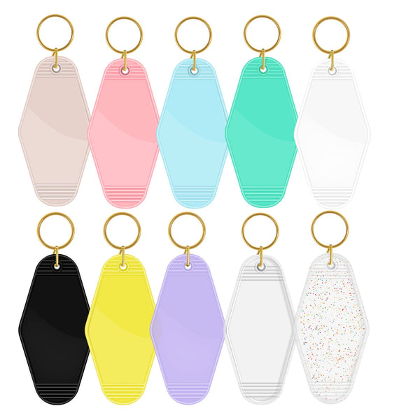 Motel Keychains Blanks - TeckwrapCraft