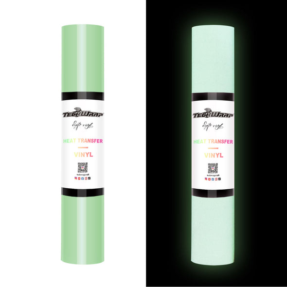Reflective Heat Transfer Vinyl 5ft Roll - US to US / Pastel Green - TeckwrapCraft