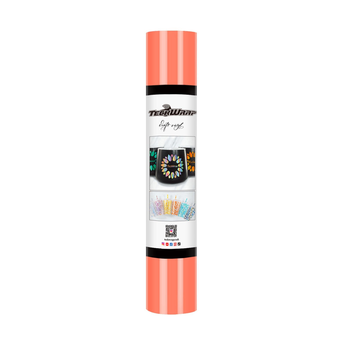 001G series 5ft Craft Vinyl (glossy) - Worldwide / 5ft / Salmon Pink - TeckwrapCraft