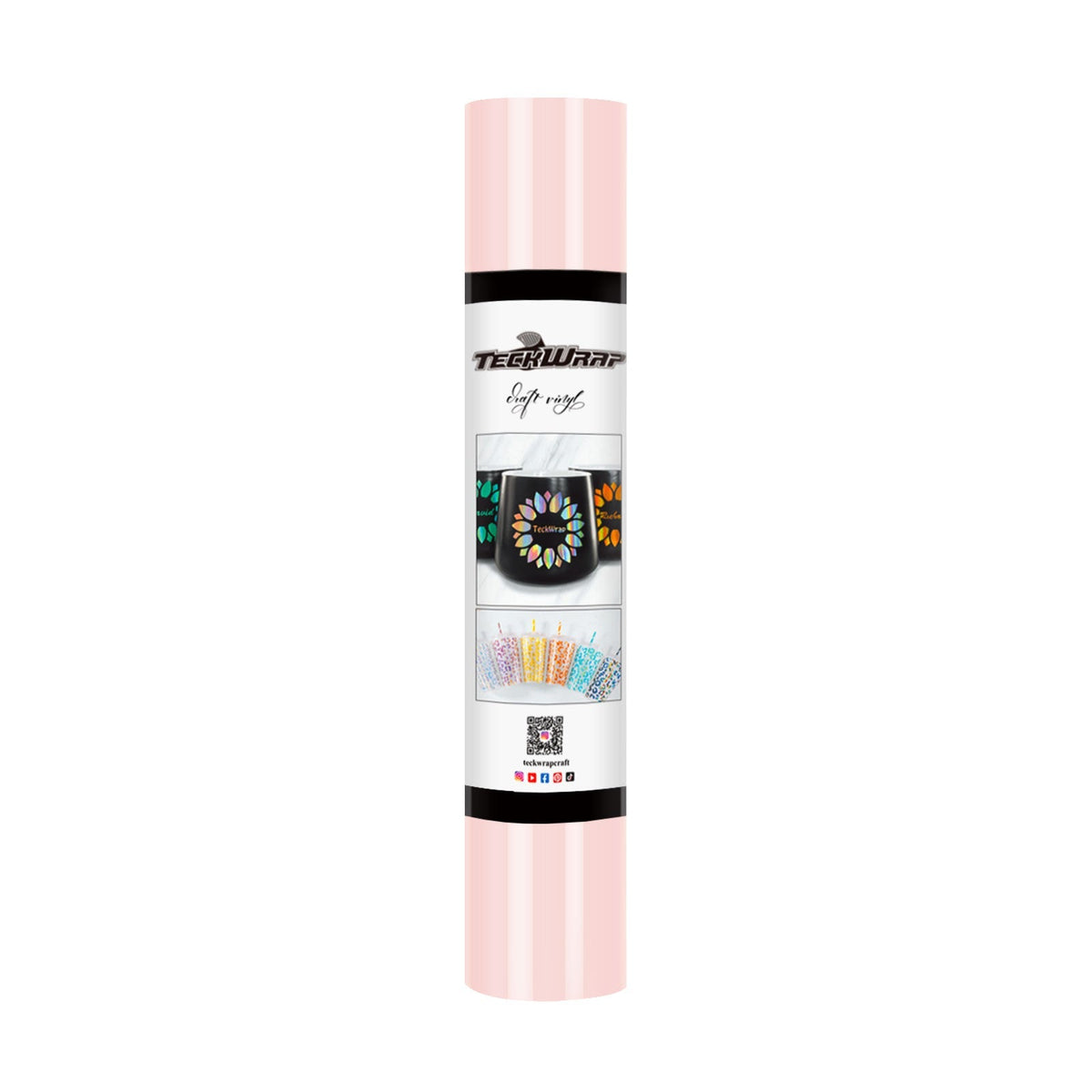 001G series 5ft Craft Vinyl (glossy) - Worldwide / 5ft / Piggy Pink - TeckwrapCraft