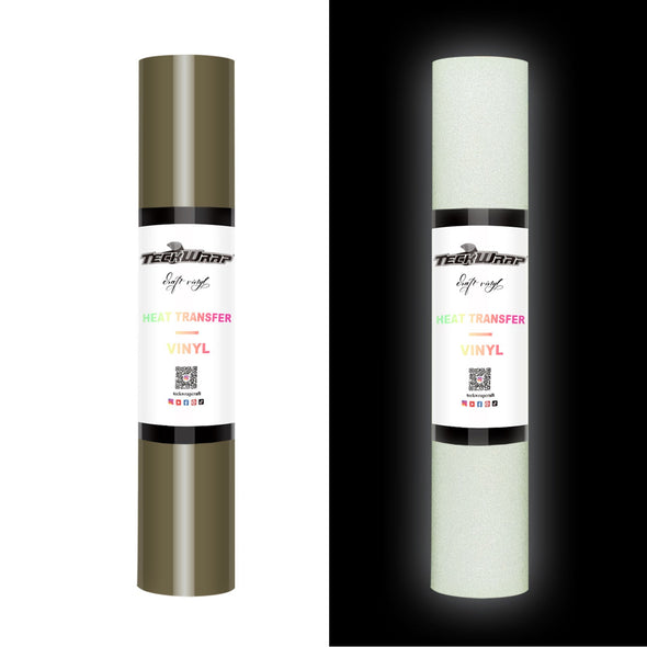 Reflective Heat Transfer Vinyl 5ft Roll - US to US / Pasteboard Brown - TeckwrapCraft