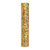 Crystal gold: A gold colored vinyl roll with larger sparkles. The particles are reminiscent of confetti shapes. This roll would be a perfect touch to celebration decor.