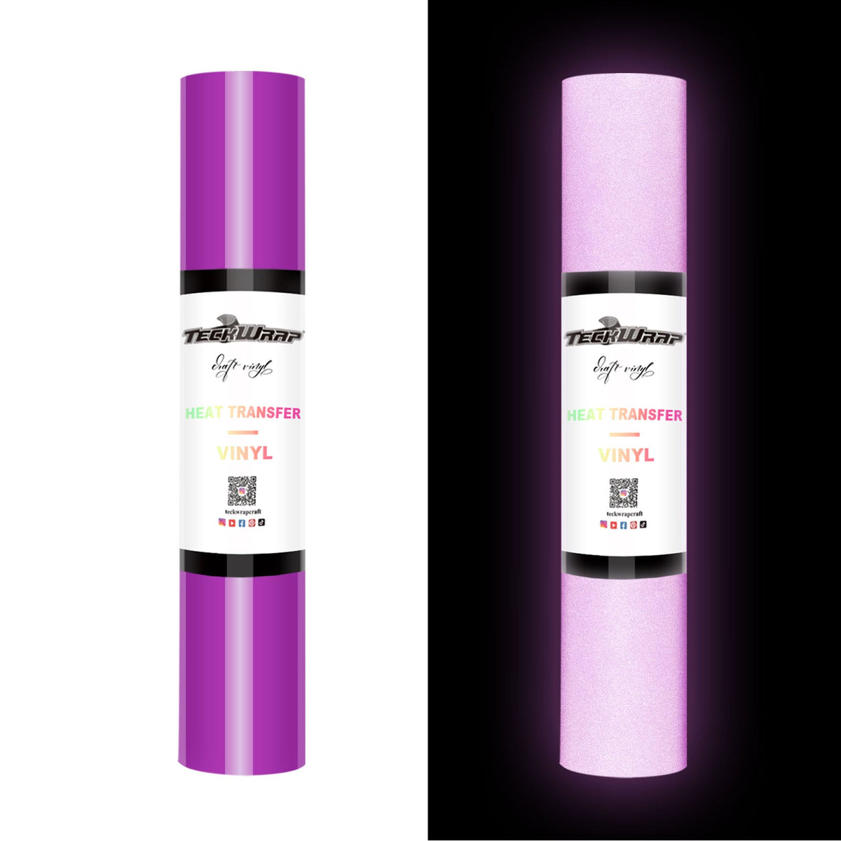 Reflective Heat Transfer Vinyl 5ft Roll - US to US / Sweet Purple - TeckwrapCraft