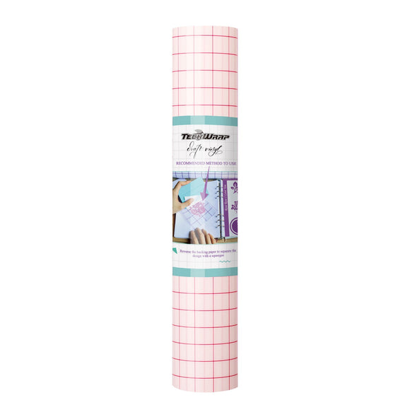 TeckWrap Craft Europe Red Grid Transfer Tape 