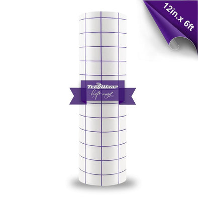 TECKWRAP Purple Grid Medium Tack Transfer Tape - TeckWrap Craft Europe