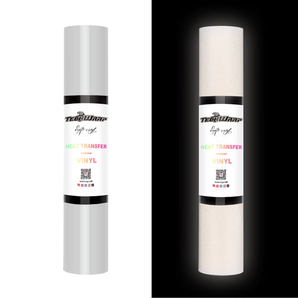 Reflective Heat Transfer Vinyl 5ft Roll - US to US / Bright Silver - TeckwrapCraft