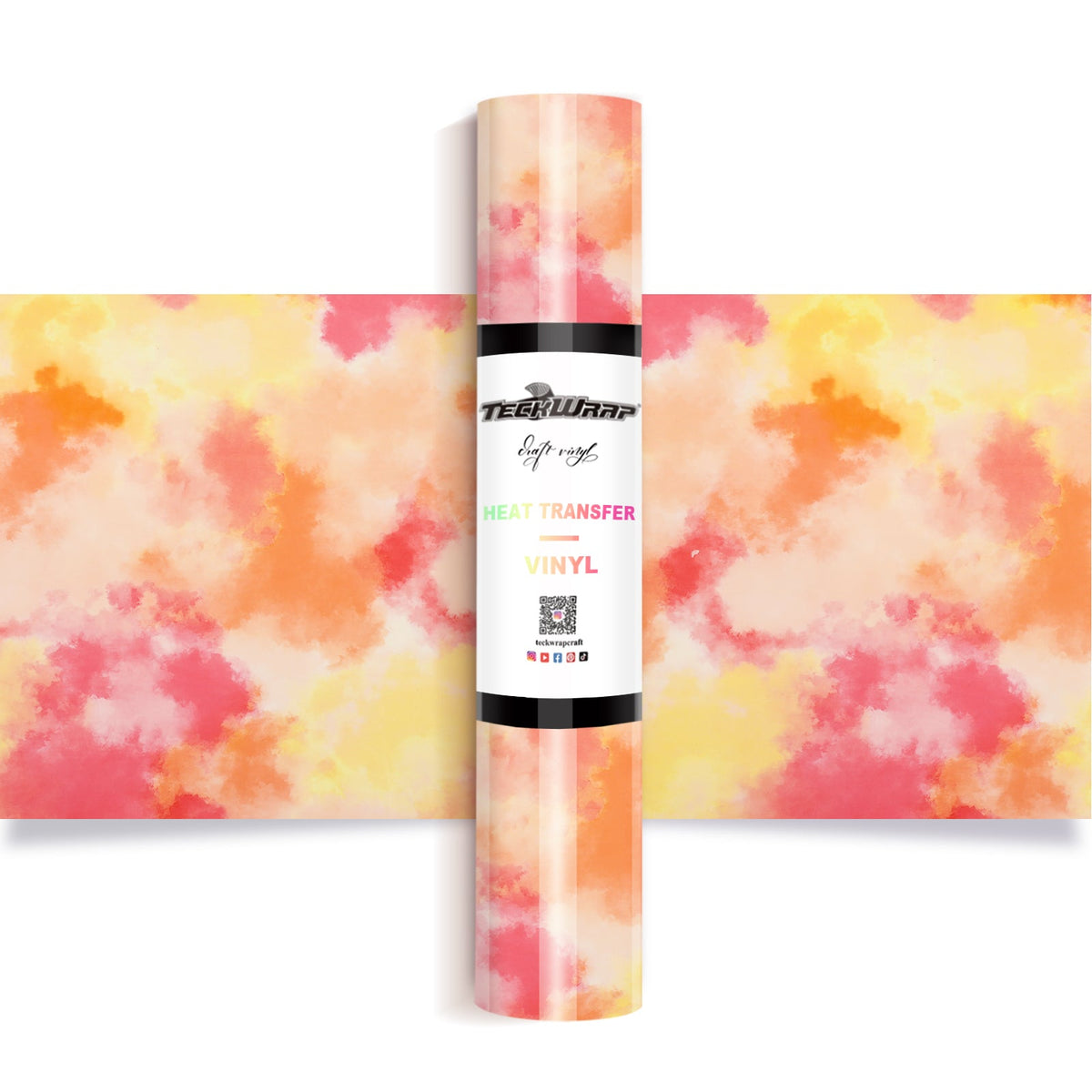 Colorful Splash Heat Transfer Vinyl 5ft - Soda - TeckwrapCraft