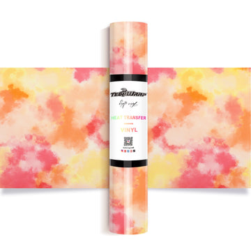 Colorful Splash Heat Transfer Vinyl 5ft - Soda - TeckwrapCraft