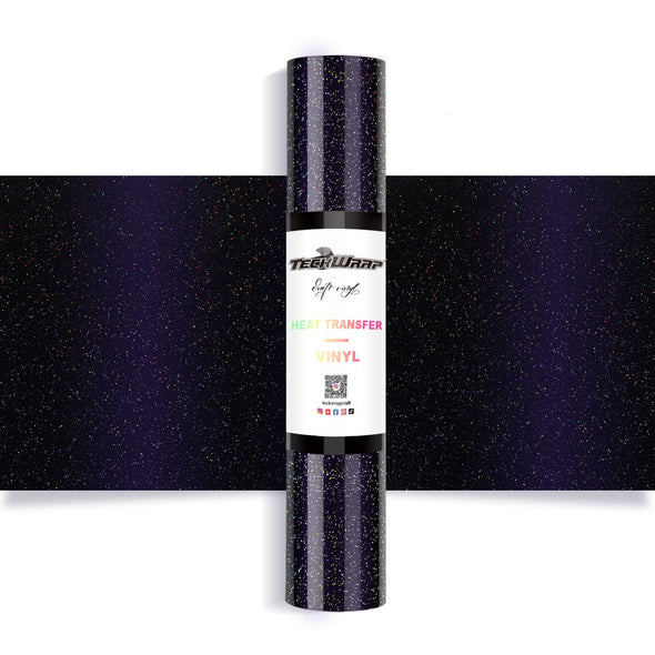 Chameleon Shimmer Heat Transfer Vinyl 5ft Roll - US to US / Navy Blue - TeckwrapCraft