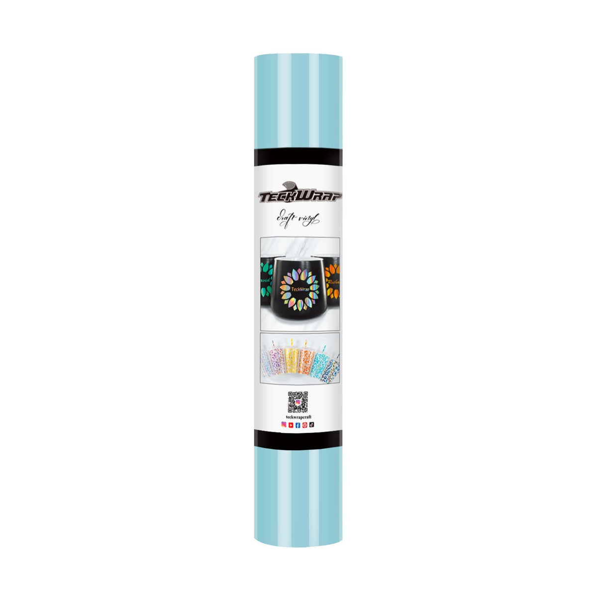 001G series 5ft Craft Vinyl (glossy) - Worldwide / 5ft / Powder Blue - TeckwrapCraft