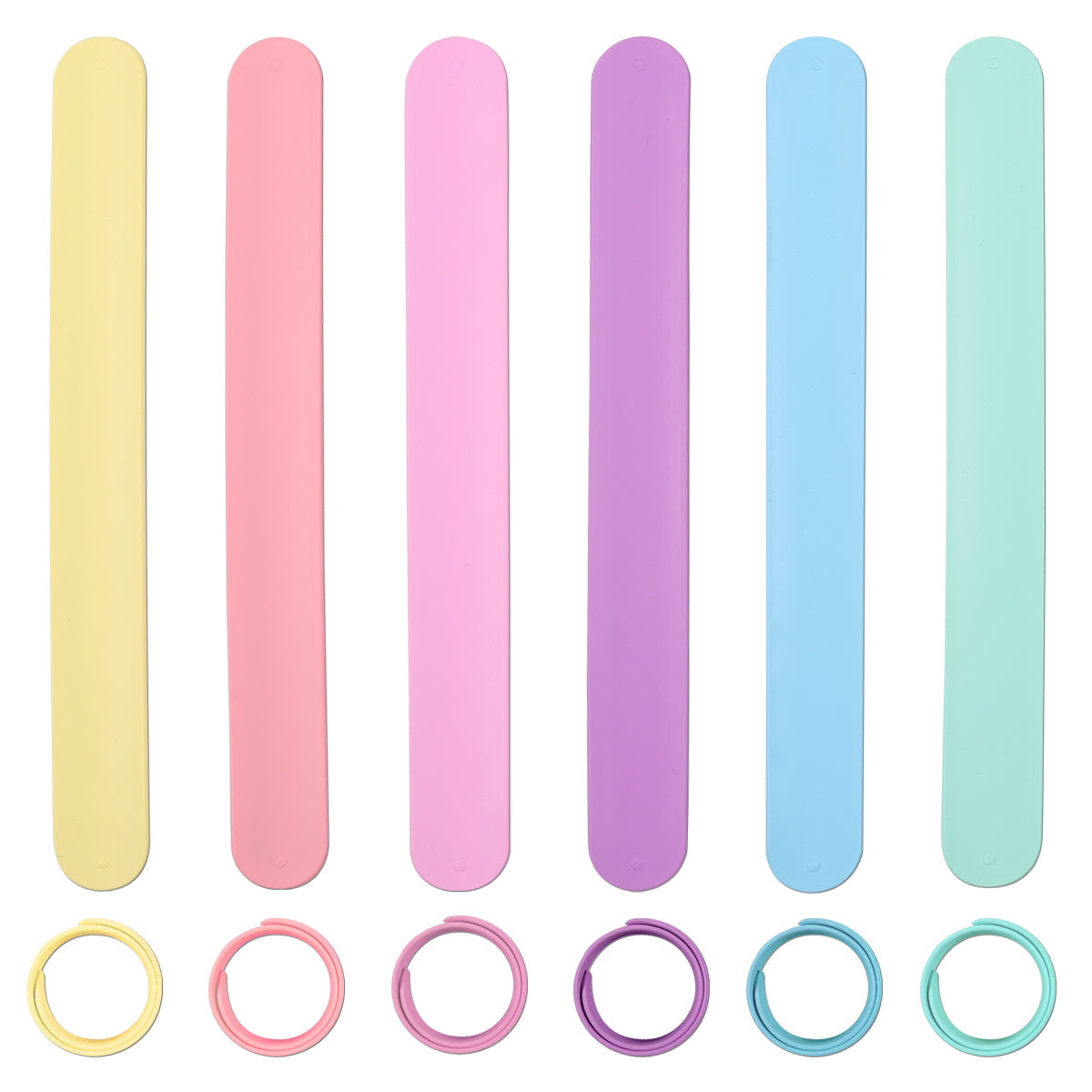 TECKWRAPCRAFT Silicone Slap Bracelets - TeckwrapCraft