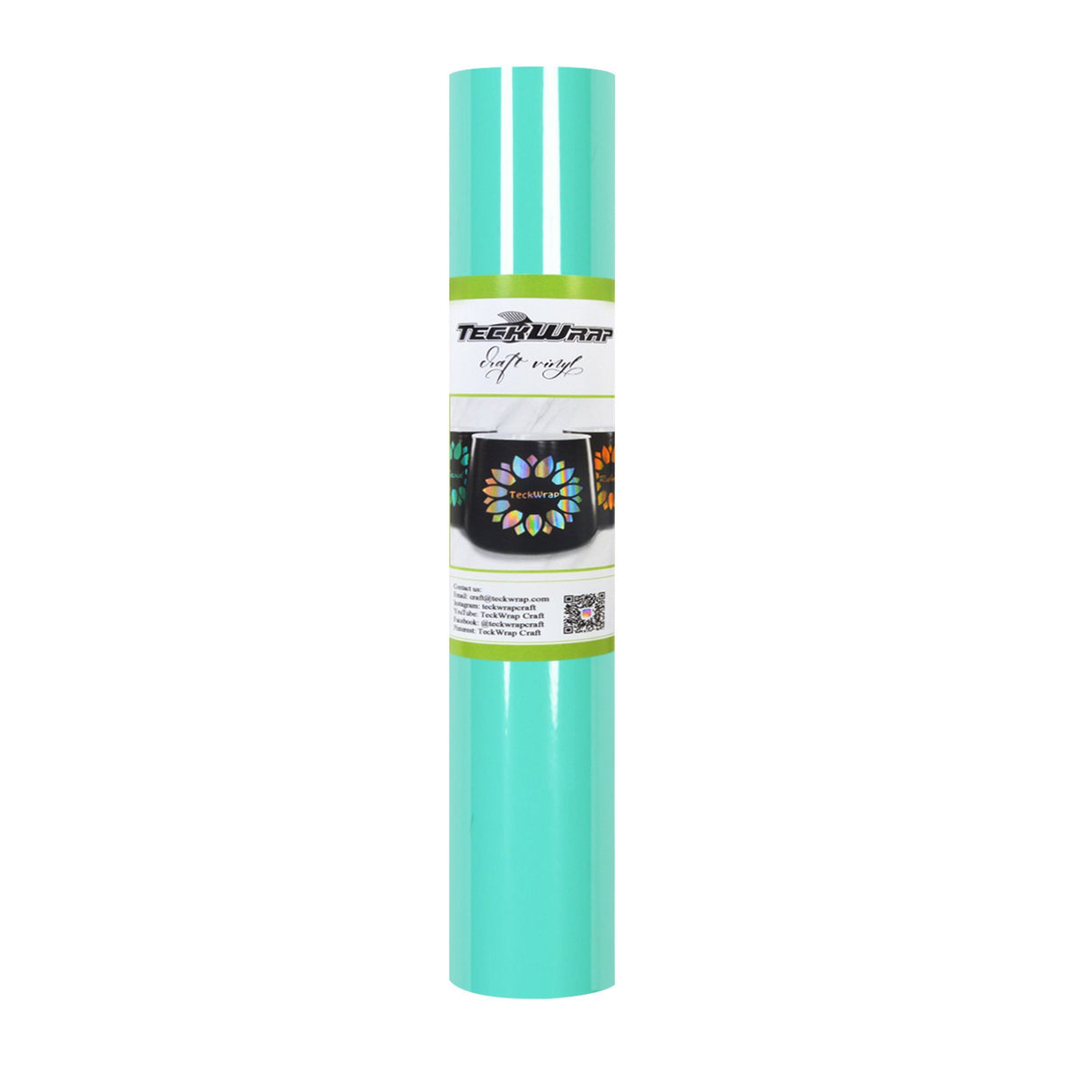 Glossy tiffany: A glossy teal-mint green mix color. 
