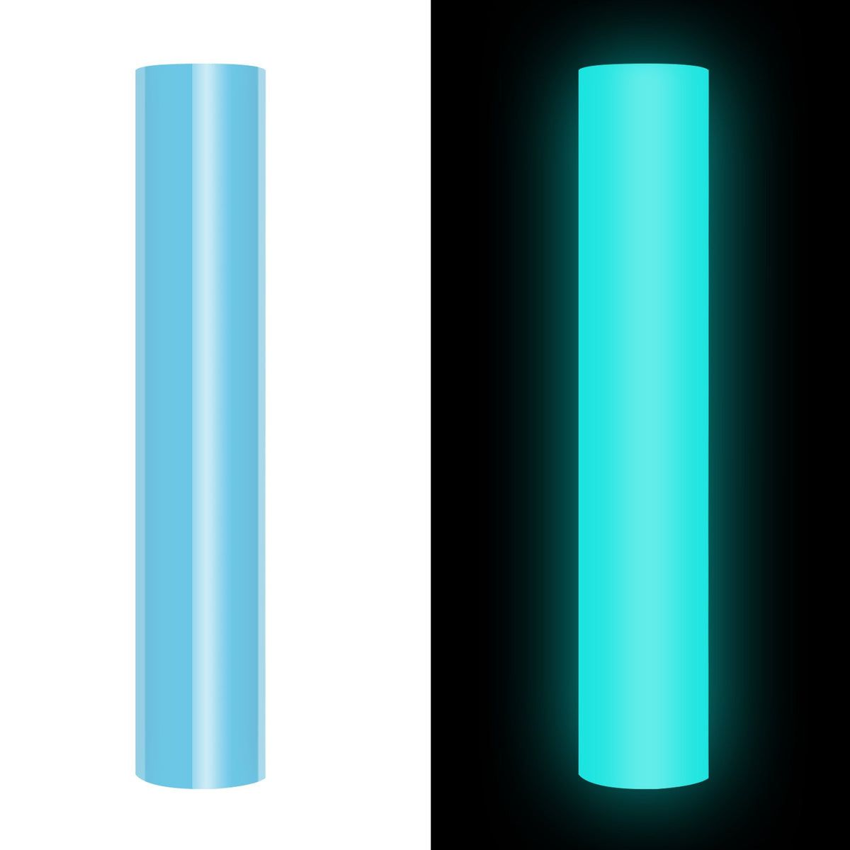 Glow In the Dark Heat Transfer Vinyl 10ft - TeckWrap Craft Europe
