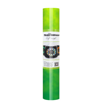 COLD NEON YELLOW GREEN: lemon yellow mixed with chartreuse green changes to emerald green when chilled below 10°C.