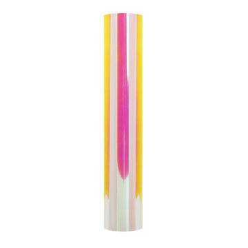 Peach yellow pink: This color is a light fuschia and ballet slipper pink when facing toward you. If it is on a curved surface, or at an angle, you can see lemon and daffodil yellow colors. This color will surely brighten your day!