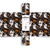 Halloween Pattern Heat Transfer Vinyl - Worldwide / Gray - TeckwrapCraft