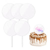 Cake Topper Blanks Set - US to US / White Round - TeckwrapCraft