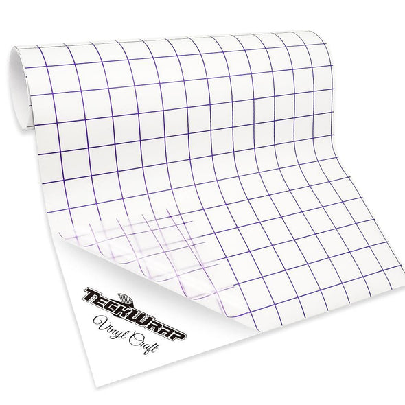 TECKWRAP Purple Grid Medium Tack Transfer Tape - TeckWrap Craft Europe