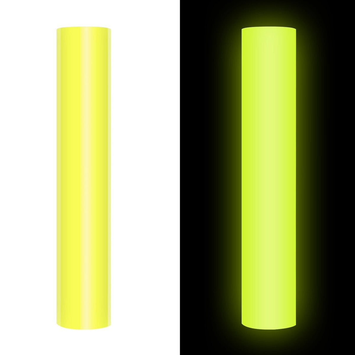 Glow In the Dark Heat Transfer Vinyl 10ft - TeckWrap Craft Europe
