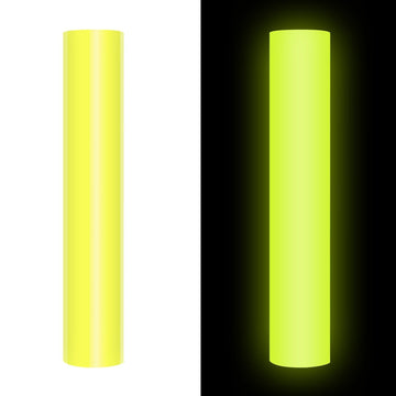 Glow In the Dark Heat Transfer Vinyl 10ft - TeckWrap Craft Europe