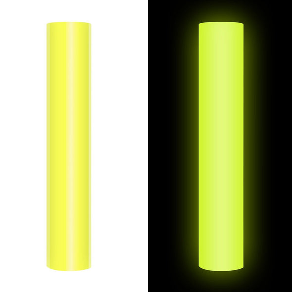 Glow In the Dark Heat Transfer Vinyl 10ft - TeckWrap Craft Europe