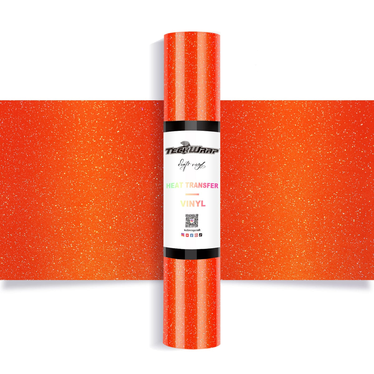 Chameleon Shimmer Heat Transfer Vinyl 5ft Roll - US to US / Tomato - TeckwrapCraft