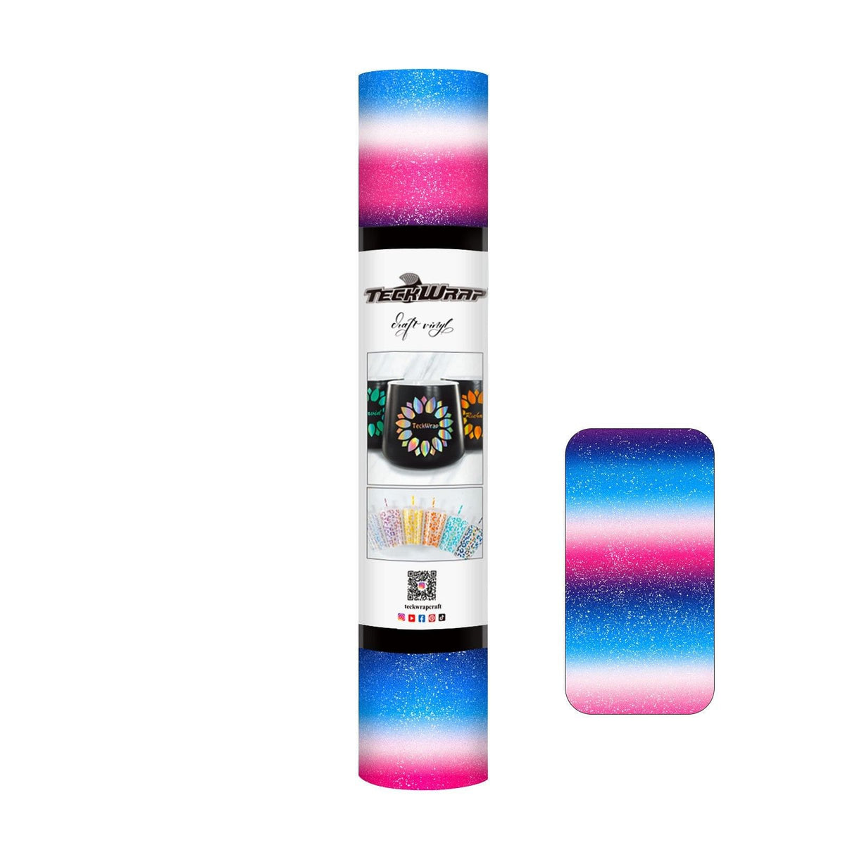 TeckWrap Craft Europe Starry White Adhesive Vinyl  Folie